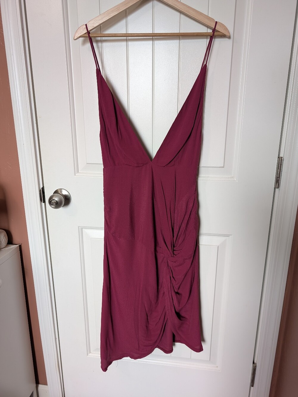 NWT Lovers + Friends Light City Midi Dress Small Raspberry